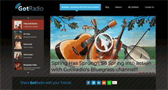 Desktop Screenshot of gotradio.com